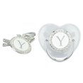thumbnail image 2 of With Silicone Baby Pacifier Silver A-Z Letters Safe BPA Free One Piece Seamless Pacifier with Lid for Infant 6-18 Months, 2 of 7