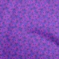 thumbnail image 1 of oneOone Georgette Viscose Purple Fabric Peacock Craft Projects Decor Fabric Printed By The Yard 42 Inch Wide, 1 of 5