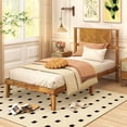 thumbnail image 2 of Costway Twin Size Bed Frame with Headboard Under-Bed Space No Box Spring Needed, 2 of 10