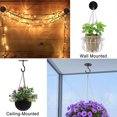 thumbnail image 3 of Youkk Plante Crochet Enduit Mural Pot de Fleurs Cintre Rack avec Vis Or, 3 of 6