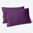 thumbnail image 1 of Bare Home Pillowcase Set - Premium 1800 Collection - Double Brushed - Ultra Soft - King Size, Plum, 2 Count, 1 of 7