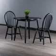 thumbnail image 2 of Moreno 3pc Drop Leaf Dining Table with Chairs, 2 of 7