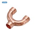 thumbnail image 3 of Unique Bargains Tee Y Type Copper Fitting Welding Joint Split Union Connector 12.7mm or 1/2 Inch ID 2 Pack, 3 of 4