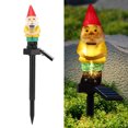 thumbnail image 3 of Solar Powered Garden Light Outdoor Lawn Courtyard Decorative Lamp with Santa Claus Decor, 3 of 6