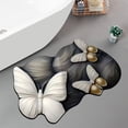 thumbnail image 4 of Dvkptbk Washable Bathroom Rugs with Three Dimensional Effect, Super Absorbent Non Slip Bath Mat, Machine Washable, Quick Dry, Bath Rugs for Floor, Tub and Shower, Home Decor Accessories, 4 of 6