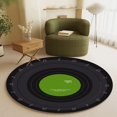 thumbnail image 3 of Tapis de Sol Rond Absorbant, Tapis Antidérapant Lavable, Tapis Doux en Peluche pour Chambre, pour Salon Entrée Déco Maison, 3 of 6