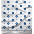 thumbnail image 1 of Soimoi Georgette Viscose Fabric Floral Block Print Sewing Fabric Yard 42 Inch Wide, 1 of 5