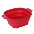 thumbnail image 1 of Kitchen Sink Drain Basket Folding Silicone Fruit And Vegetable Draining Basket With Expandable Design For Efficient Water Filtration, 1 of 1