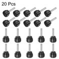 thumbnail image 4 of Unique Bargains 20 Packs M4 x 15mm Male Thread Plastic Knurled Knobs Thumb Screws Clamping Knobs, 4 of 5