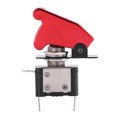 thumbnail image 2 of Interrupteur d'Allumage de Voiture, Voiture 12V 20A Voiture de Course Couverture Rouge LED Lumière SPST Bascule Interrupteur d'Allumage Commande à l'Arrêt, 2 of 7