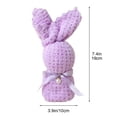 thumbnail image 1 of Serviette Tricotée Ananas Cadeau Compagnon Lapin, 1 of 6