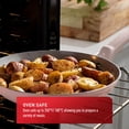 thumbnail image 4 of T-Fal Refresh Ceramic Nonstick Cookware Set, Oven Safe Up to 350ºF, 12-Piece, Includes Stockpot, Griddle, Frying Pans, Utensils, Ceramic Pots and Pans Set, Mint Green, 4 of 5