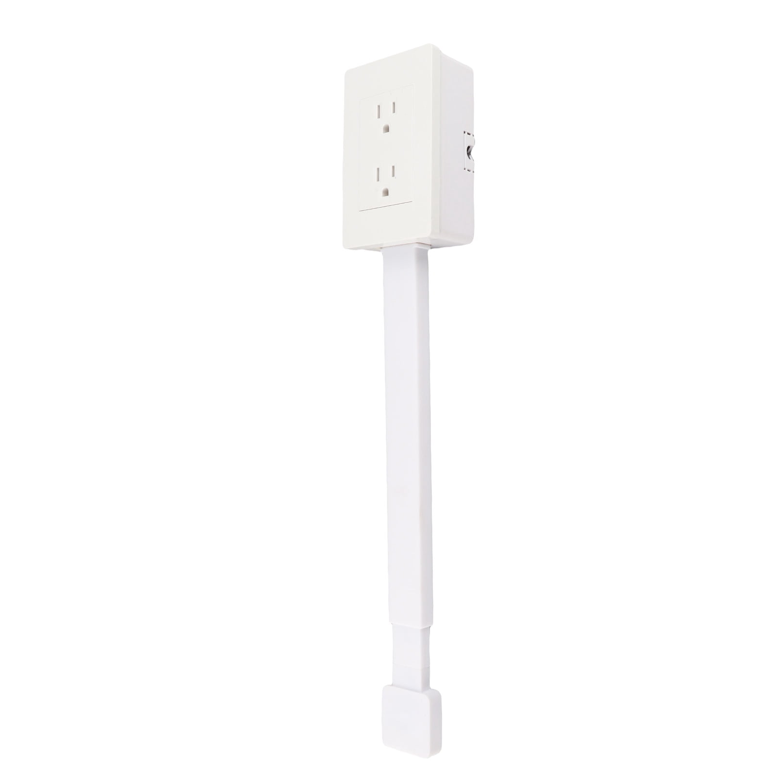 Power Socket Expander, Electrical Outlet Extender, 3 Prong Electrical Outlets Power Strip for Couches, Nightstands, 22 to 34 Inch Extension, 180 Degree Rotating