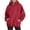 Red#womens plain hoodie, variant on aohooy Womens Hooded Sweatshirt Long Sleeve Fall Winter Hoodies Basic Solid Color Plain Pullover Sweater Hoodie with Pocket Hot Pink,S