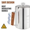 thumbnail image 2 of Percolateurs à Café pour Camping, Percolateur Cafetière Extérieur 9 Tasses, 2 of 7