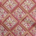 thumbnail image 1 of oneOone Velours Rouge Tissu Floral Matière de Robe Tissu Imprimé Tissu au Mètre 58 Pouces de Large, 1 of 4