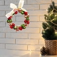 thumbnail image 3 of TIMIFIS Christmas Lights Decorative Wreaths Glowing Wreaths Artificial Christmas Wreaths Door And Window Hanging Decoration Christmas Scene Decoration Props, 3 of 5