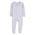 thumbnail image 1 of Boys Girls Cotton Rompers Footed Pajamas Zipper Long Sleeve Sleeper Jumpsuit Clothes, 1 of 4