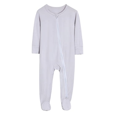Baby Boys Girls Romper Jumpsuit Long Sleeve Zippered Footed Sleeper Pajamas Outfit