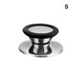thumbnail image 3 of serony Universal Stainless Steel Anti-scald Pot Cover Knob Household Kitchen Antislip Pan Lid Handle Grip Cookware Kitchenware Black Small, 3 of 9