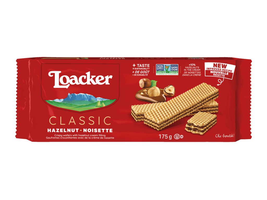 Loacker Wafer Hazelnut Baked Cookies 175GR