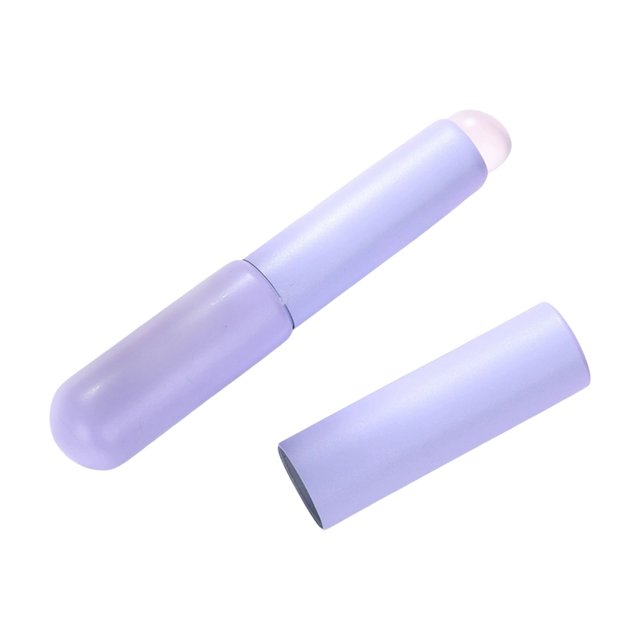 Soft Angled Silicone Lip Brush with Round Head - Multifunctional Makeup Tool