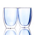 thumbnail image 1 of Double Wall Glass Cup Set of 2 (350mL), 1 of 3