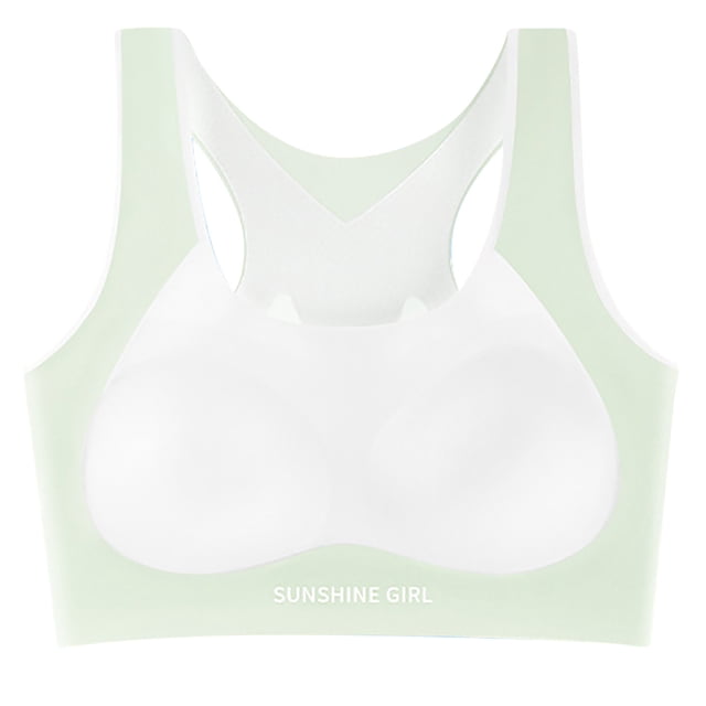 hengsof Girls' Developmental Underwear, Summer Fashion Solid Color Thin Comfortable Breathable Vest Bra, Suitable for Children