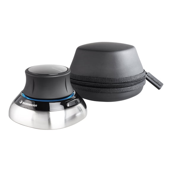 3Dconnexion SpaceMouse Sans Fil - Souris 3D - 2 Boutons - Sans Fil - Bluetooth, 2,4 GHz