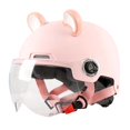 thumbnail image 3 of Casque Ouvert Mignon Léger Demi-Visage Accessoire de Casque Rose, 3 of 9