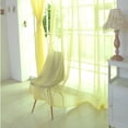 thumbnail image 2 of Fridja 1 PCS Pure Color Tulle Door Window Curtain Drape Panel Sheer Scarf Valances, 2 of 2