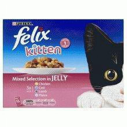 Felix Kitten Meat & Fish Selection 48 X 100G - Sold & Shipped Directly From The UK