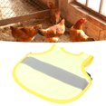 thumbnail image 4 of Gilet Réfléchissant pour Animaux Poulet Poulet Gilet Réfléchissant Polyester Vêtements pour Poules Protection Réutilisable contre les Plumes Harnais pour Poules Canard Oies Protège-Volaille Tablier Selle, 4 of 8