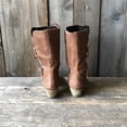 thumbnail image 4 of LSLJS Bottes à Lacets Mode pour Femmes Rétro Western Cowboy Bottes en Tricot Décontractées Chaudes à Talons Bas Bottes Mi-Mollet, Bottes Plates pour Femmes, Bottes pour Femmes, 4 of 5