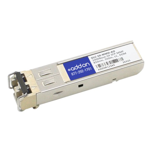 AddOn Cisco GLC-SX-MMD Compatible SFP Transceiver - SFP - GigE - for Cisco 38XX, Catalyst 3560