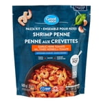 Great Value Garlic Herb Tomato Shrimp Penne Pasta Kit, 600 g