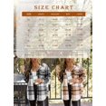 thumbnail image 5 of ORUYROP Womens Casual Plaid Shacket Button Down Long Sleeve Shirt, 5 of 5
