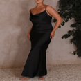 thumbnail image 3 of Women‘s Long Bodycon Dress with Spaghetti Straps, 3 of 8