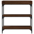 thumbnail image 2 of vidaXL Table Console avec Étagères Chêne Brun 75x30x80 cm, 2 of 5