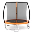 thumbnail image 1 of Gymax 8FT Outdoor Trampoline Heavy-Duty Recreational Trampoline w/Safety Enclosure Net, 1 of 10