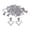 Grey, variant on GUOOL 100 Pieces Plasterboard Plugs Screws Hardware Hollow Drywall Cavity Wall Fixings Gray
