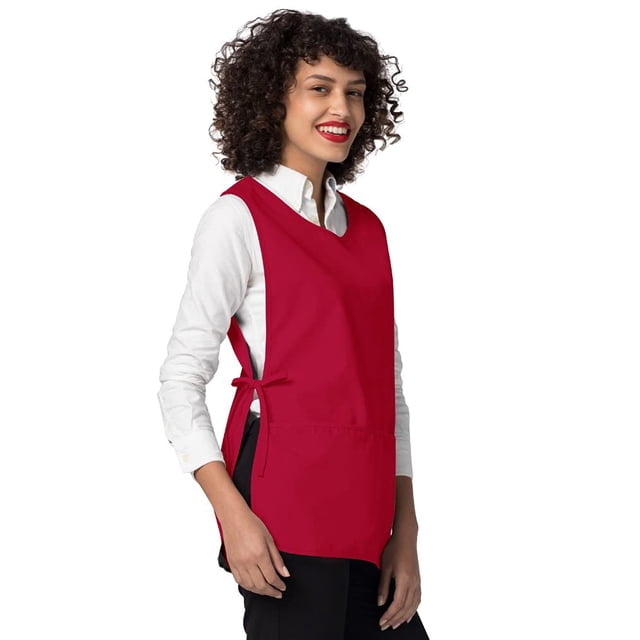 Adar Unisex Cobbler Apron (2 Pack) with 2 Pockets/Adjustable Ties - Available in 18 Colors