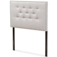 thumbnail image 1 of Baxton Studio Windsor Tufted Twin Panel Headboard in Grayish Beige, 1 of 6