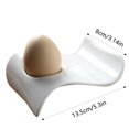 thumbnail image 2 of Gustito Ceramic Egg Cup Set with Egg Topper Cutter for Soft Boiled Breakfast, 2 of 6