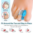 thumbnail image 1 of 3 Pairs Soft Bunion Spacers Silicone Gel Toe Separator Thumb Corrector Foot Care Tool, 1 of 8