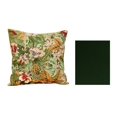 thumbnail image 1 of Gordon Living Coussin Carré Floral Vert et Ivoire 18 Pouces, 1 of 1