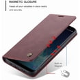 thumbnail image 5 of KOMI Wallet Case for Samsung Galaxy S8 Plus, Premium PU Leather Case Vintage Matte Wallet Flip Cover [Card Slots] [Magnetic Closure] Stand Function Folio Shockproof Full Protection Red, 5 of 5