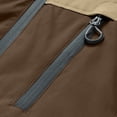 thumbnail image 4 of Pisexur Veste Coupe-Vent Homme Mode Décontractée Plein Air Travail Sac Manches Longues à Capuche Manteau/veste Décontracté Veste Randonnée Veste Homme Imperméable Veste Homme, 4 of 9