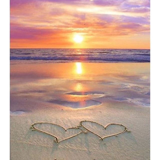 Peindre par Numéros Beach Hearts