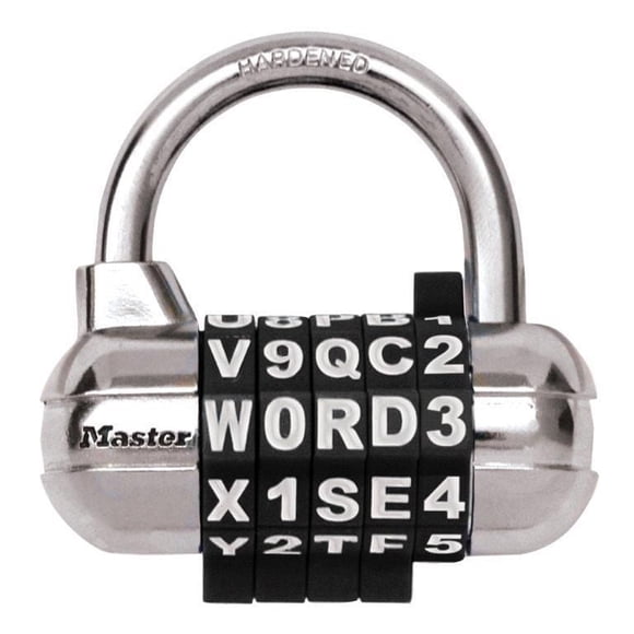 Cadenas à combinaison CHIFFRES personnalisable Master Lock #1534DBLK